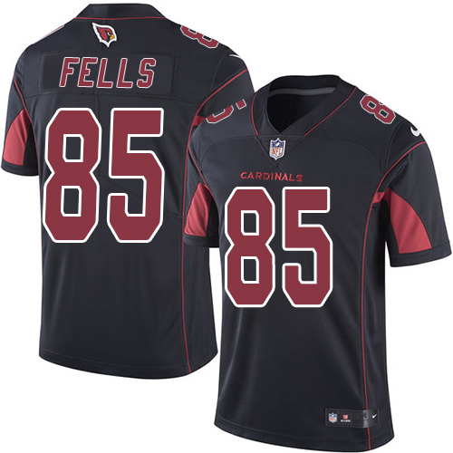 Youth Limited Darren Fells Nike Jersey Black - #85 Rush NFL Arizona Cardinals